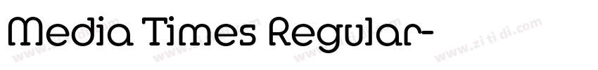 Media Times Regular字体转换